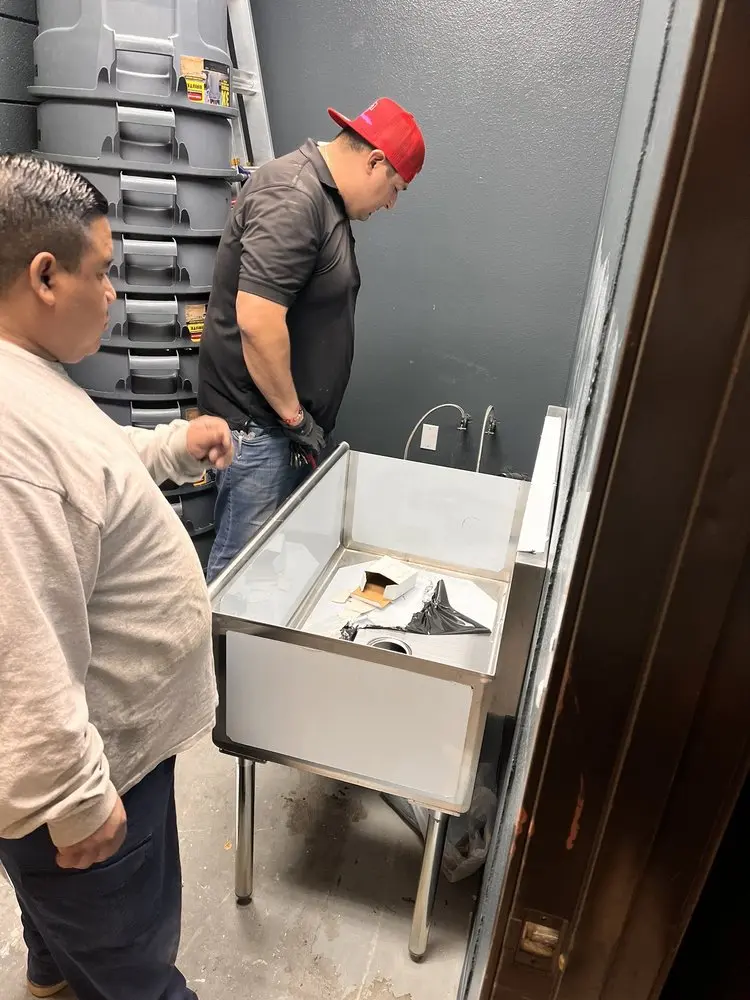 Commercial plumbing and sink installation in Canyon Park