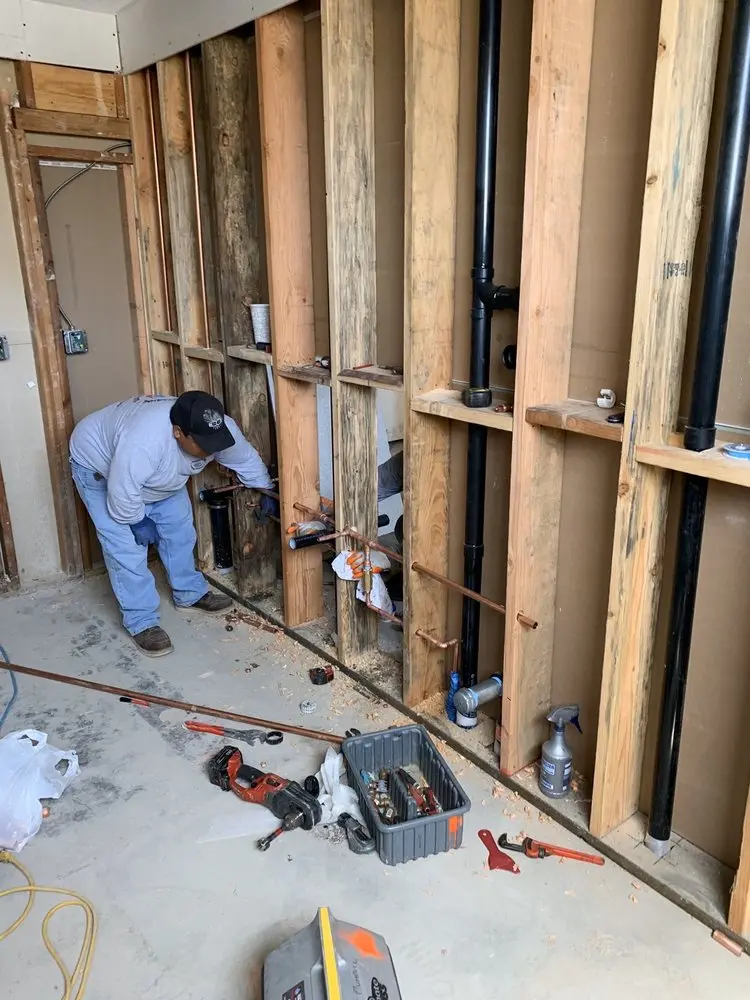 Commercial rough-in plumbing for Gas Line Repair in Canyon Park